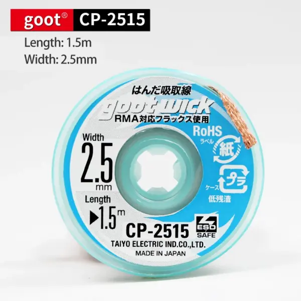 Goot Wick Desoldering Tape for PCB Repair - Image 4
