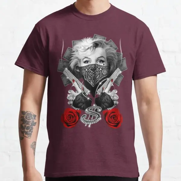 Marilyn Monroe Vintage Graphic T-Shirt Large - Image 7