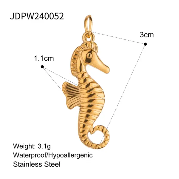 Stainless Steel Sea Shell Starfish Charms - Image 13