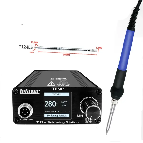 T12 75W Digital Soldering Iron Station - Image 9