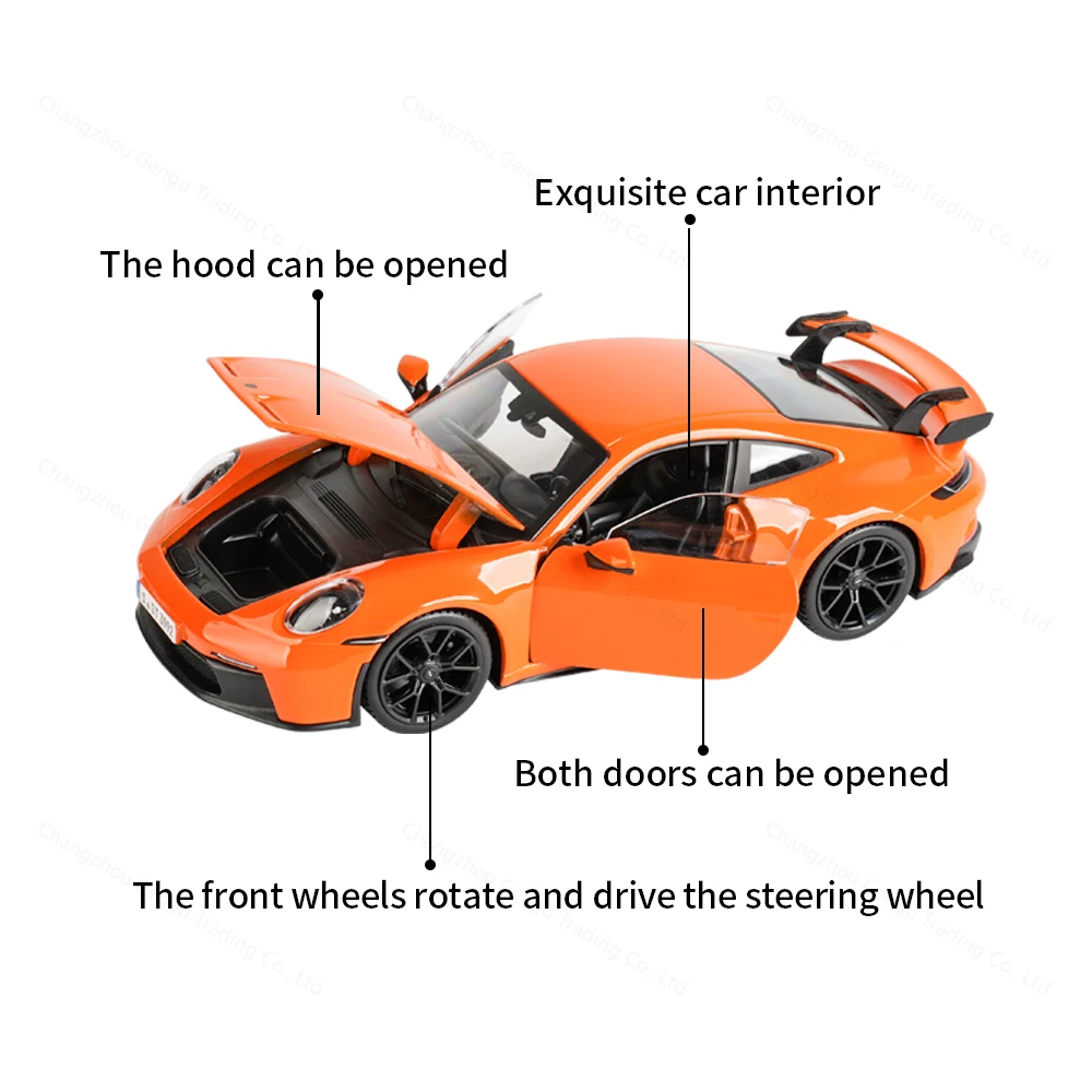 Bburago 1:24 Porsche 911 GT3 Diecast Model 3 Bburago 1:24 Porsche 911 GT3 Diecast Model - Image 3