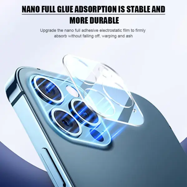 5Pcs Camera Lens Glass Protectors for iPhone - Image 5