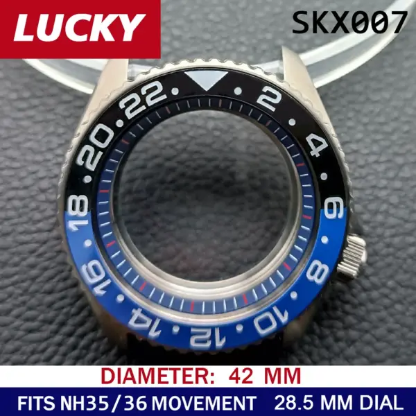 N H35 42mm Stainless Steel Watch Case - Image 29