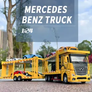 1:24 Mercedes Benz Double-Layer Transport Truck 11 Sfb1de64821d4412e9b51d130c29a42f3d