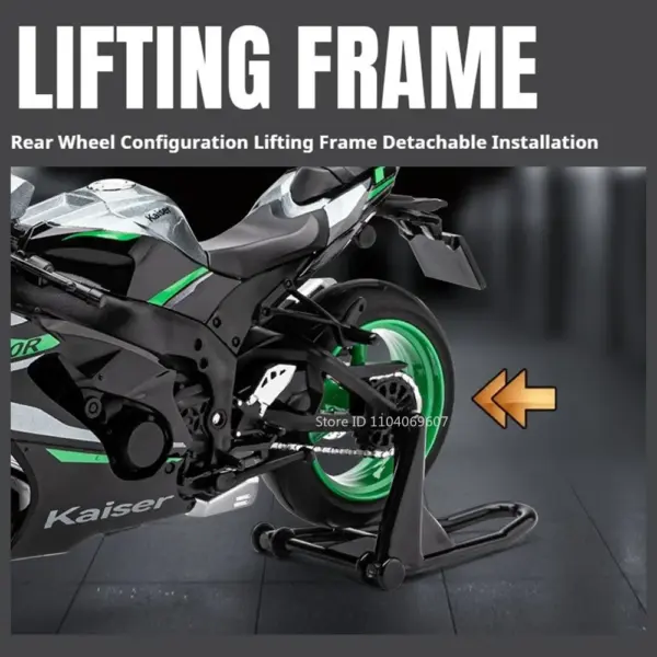 1:12 Ninja ZX-10R Diecast Motorcycle Model - Image 4