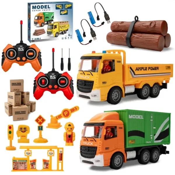 6-Channel RC Construction Vehicles Set for Kids - Image 10