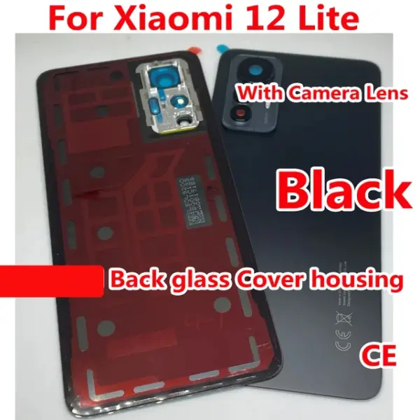 6.55 inches Xiaomi 12 Lite Back Glass Cover Replacement - Image 2