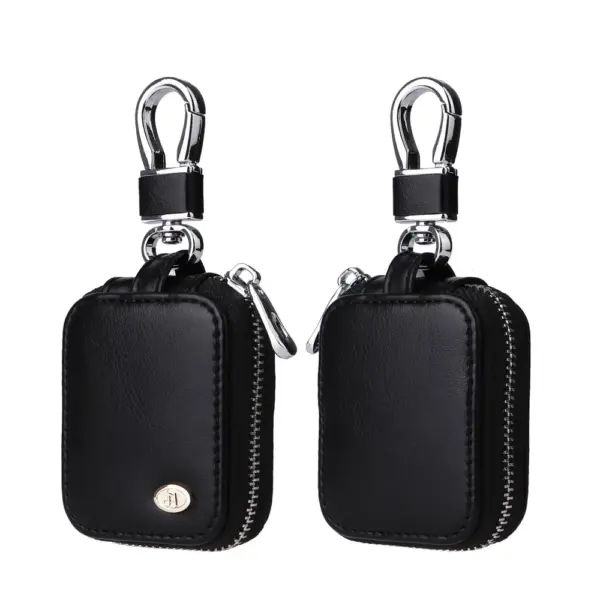 Universal Leather AirPods Case with Zipper - Image 9