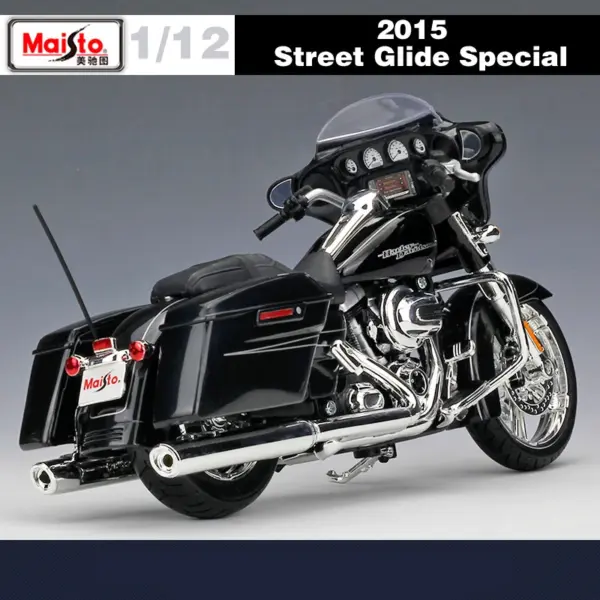 Maisto 1:12 Harley-Davidson Diecast Motorcycle Model - Image 5
