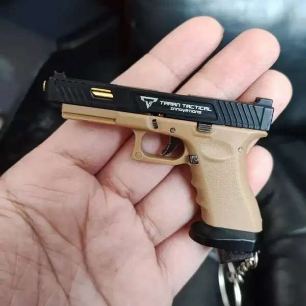 Mini Alloy G34 Pistol Keychain Fidget Toy - Image 8