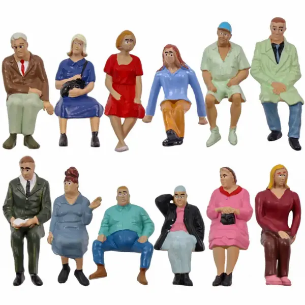 G Scale Model Seated Figures Set of 6 or 12 - Image 7