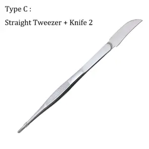 2-in-1 Stainless Steel Bonsai Rake and Tweezers 23 Sfbd062617761464998175368fe611ba8N