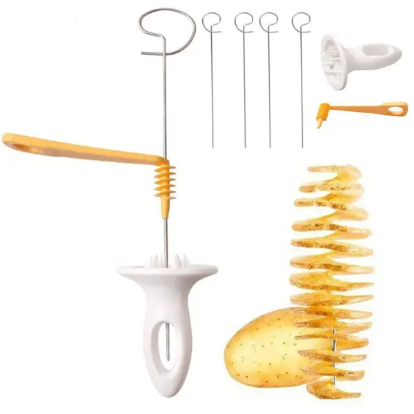 Manual Spiral Potato Cutter with 4 Sticks - Image 2