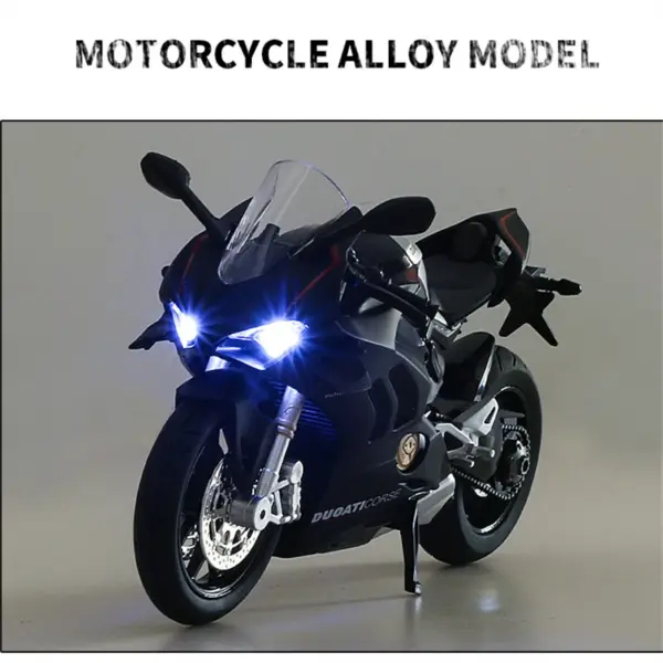 1/12 Ducati Panigale V4S Alloy Motorcycle Model - Image 5