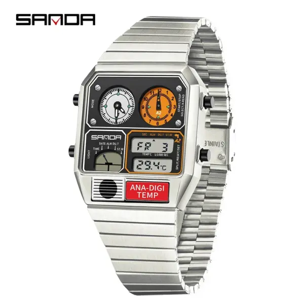 SANDA 3192 Digital Thermometer Stopwatch Watch - Image 10