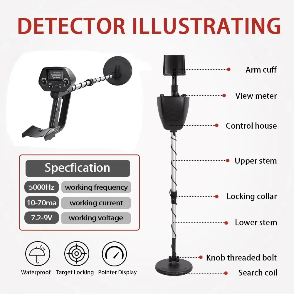 MD4030 Professional Underground Metal Detector 6 MD4030 Professional Underground Metal Detector - Image 6