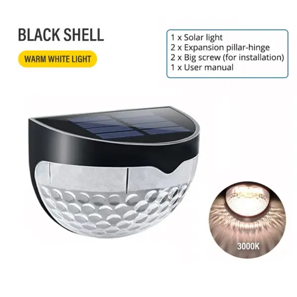 Solar LED Fence Lights Waterproof Outdoor Decor - Image 9