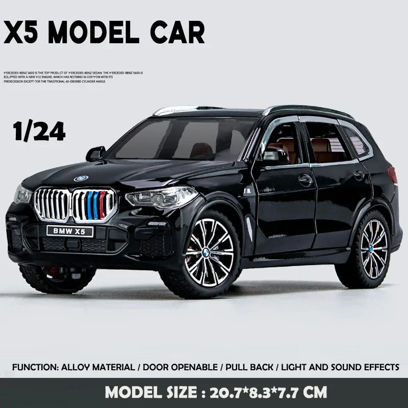 1/24 BMW X5 Alloy Diecast SUV Toy Car 9 1/24 BMW X5 Alloy Diecast SUV Toy Car - Image 9
