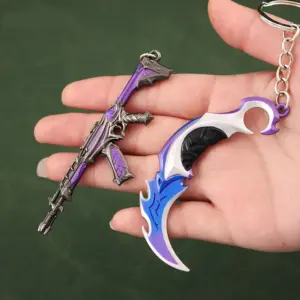 Valorant Mini Karambit Metal Keychain
