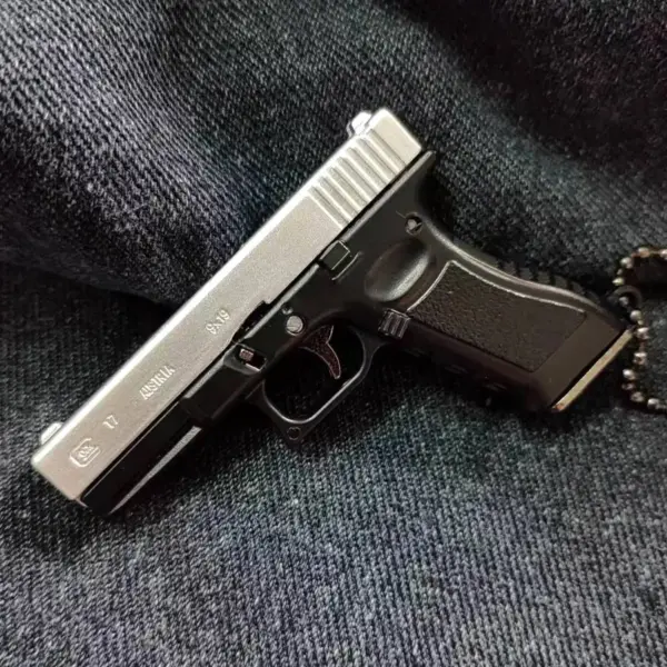 Mini G17 Alloy Pistol Keychain Pendant - Image 14