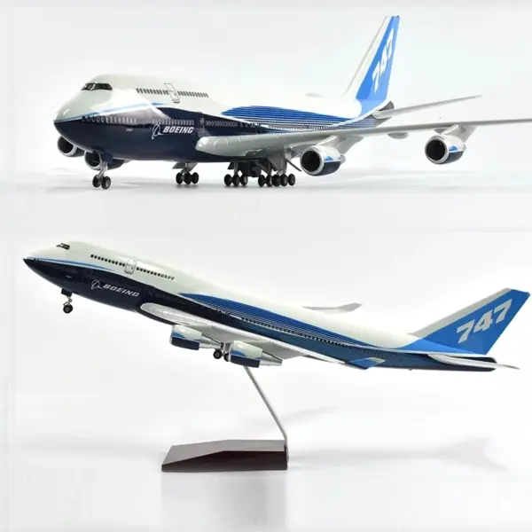 1/160 Boeing 747 Resin Aircraft Model with Light - Image 2
