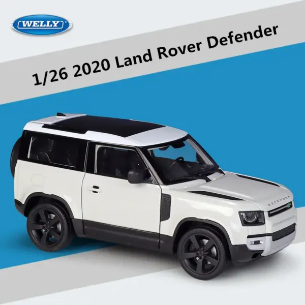 Welly 1:26 Land Rover Defender 90 Diecast Model - Image 8