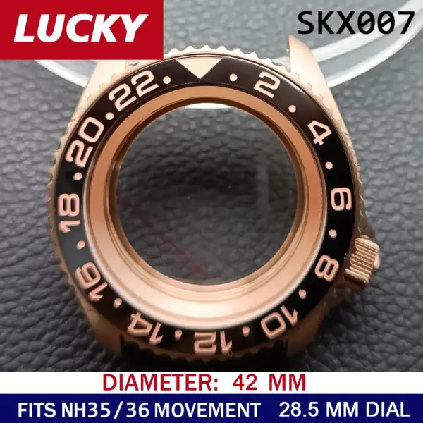 N H35 42mm Stainless Steel Watch Case - Image 45