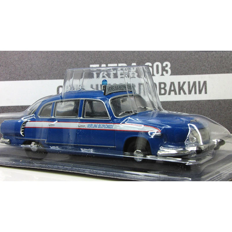 1:43 Diecast Tatra 603 Police Car Model 6 1:43 Diecast Tatra 603 Police Car Model - Image 6