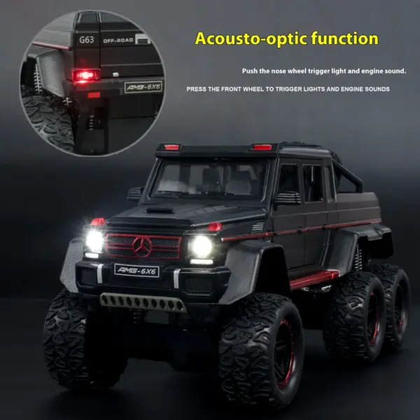 1:22 Mercedes Benz AMG G63 Diecast Model - Image 4
