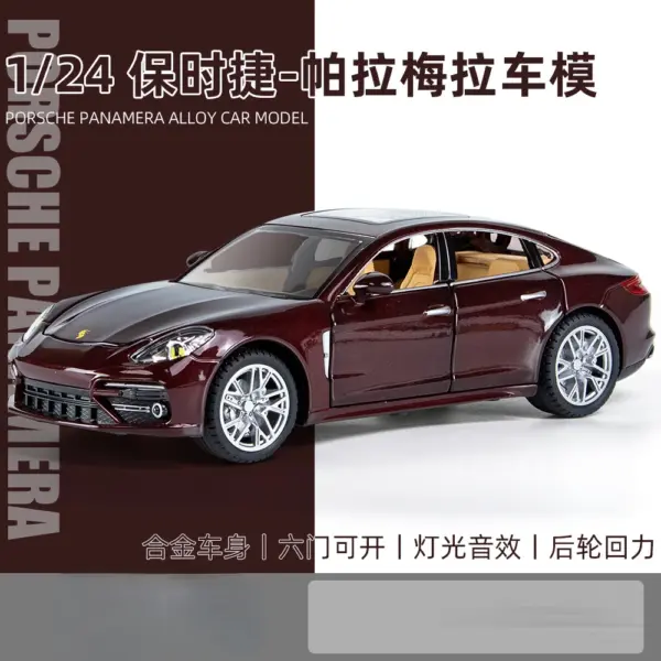 1:24 Porsche Panamera Diecast Model Car - Image 8