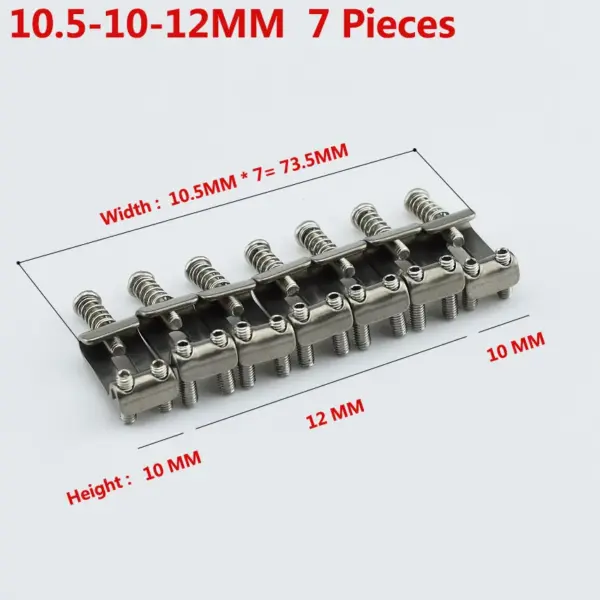 Titanium Alloy Vintage Guitar Bridge Saddle Set - Image 13