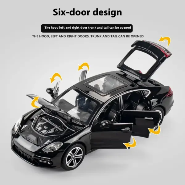 1:32 Diecast Porsche Panamera Alloy Model - Image 4