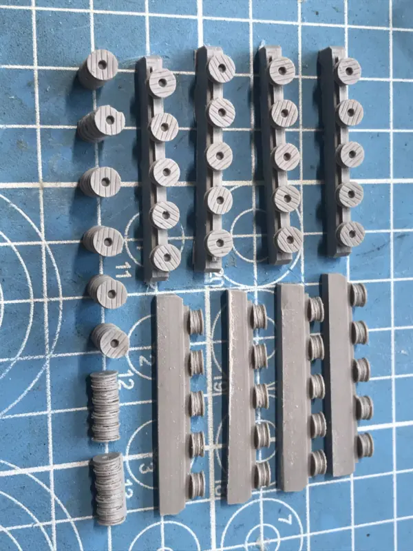 1Set 1/700 Resin Harbor Supplies for Models - Image 8