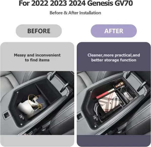 Genesis GV70 Center Console Organizer Insert Tray - Image 2