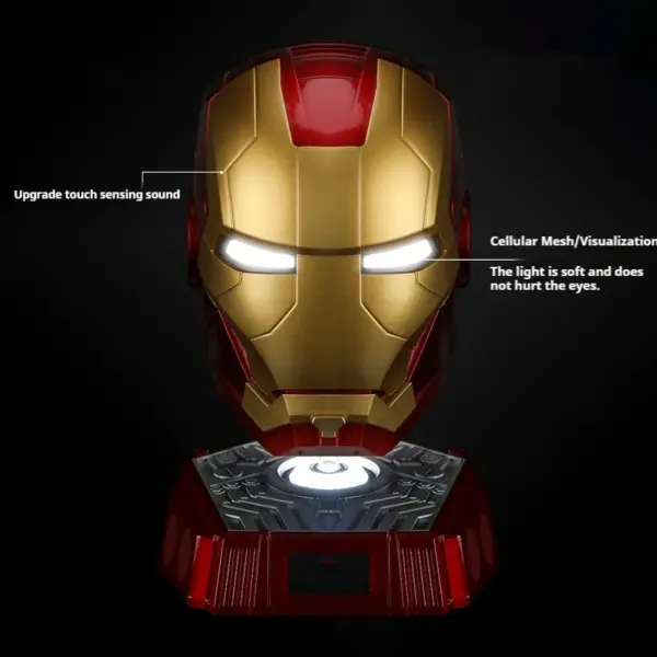 Iron Man Mk5 Helmet Black Gold Edition - Image 10