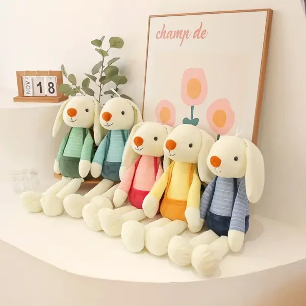 Cute 110cm Candy Rabbit Plush Pillow Toy - Image 3