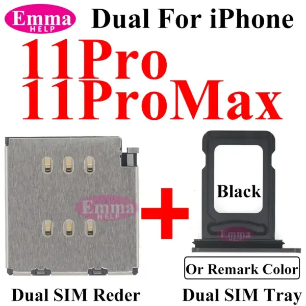 EmmaHelp Dual SIM Card Reader Flex Cable for iPhone 11-15 Pro Max - Image 14