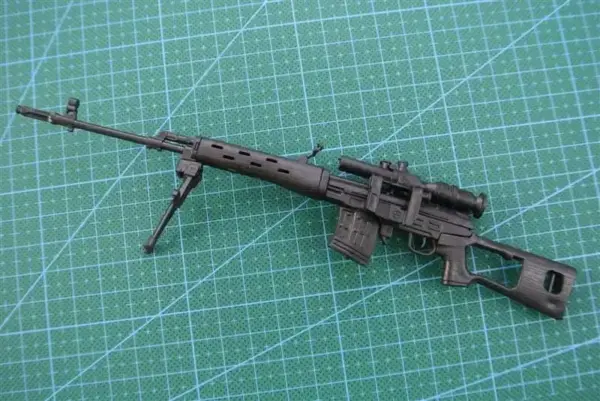 1/6 Scale SVD Sniper Rifle Model Black - Image 3