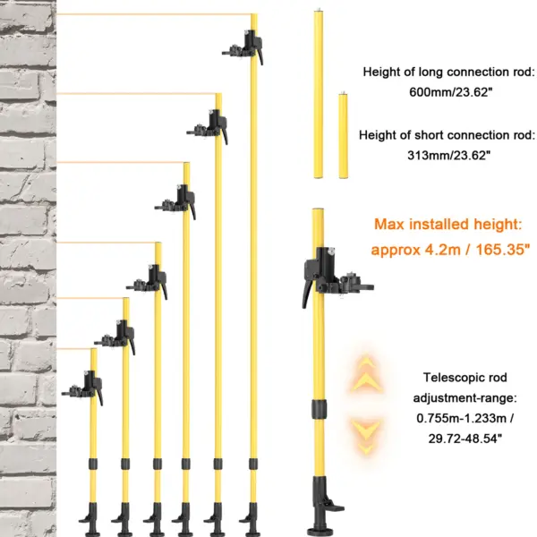 Height Adjustable Telescopic Laser Level Stand - Image 3