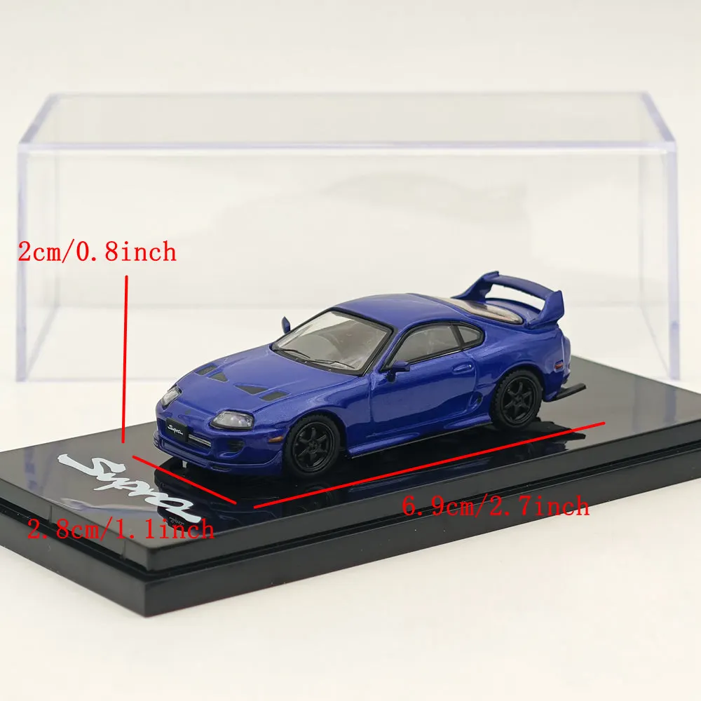 Jia Jia Lai 1/64 SUPRA JZA80 Diecast Model Blue 4 Jia Jia Lai 1/64 SUPRA JZA80 Diecast Model Blue - Image 4