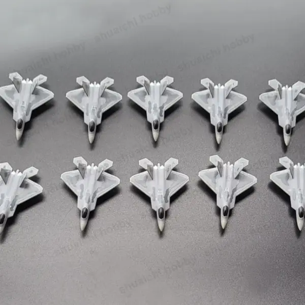 2PCS F-22 Raptor Stealth Fighter Models - Image 3