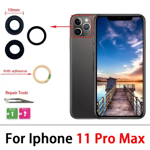 iPhone Camera Glass Lens Replacement Kit - Image 7