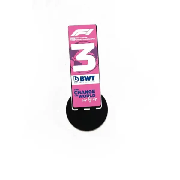1:43 Scale F1 Model Parking Plate Decor - Image 5