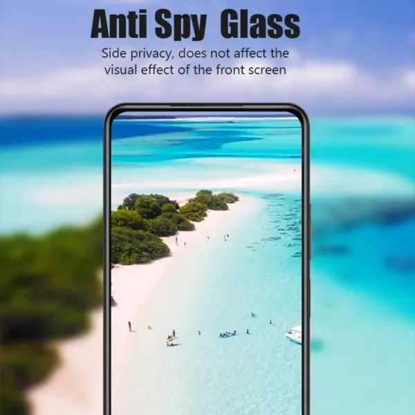 4PCS Anti-Spy Tempered Glass for Redmi Phones - Image 6