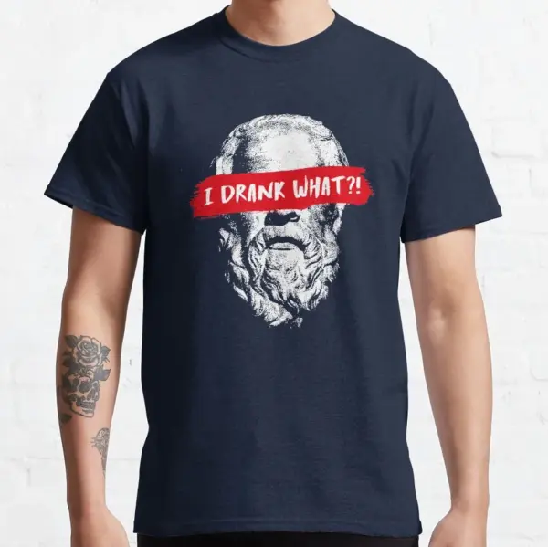 Socrates Humor Graphic T-Shirt for Men - Image 9