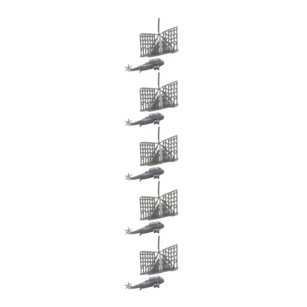 5 Set SH-3 Sea King Helicopter Models - Image 9