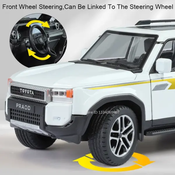 1:24 Alloy Diecast Prado LC250 Model Car - Image 4