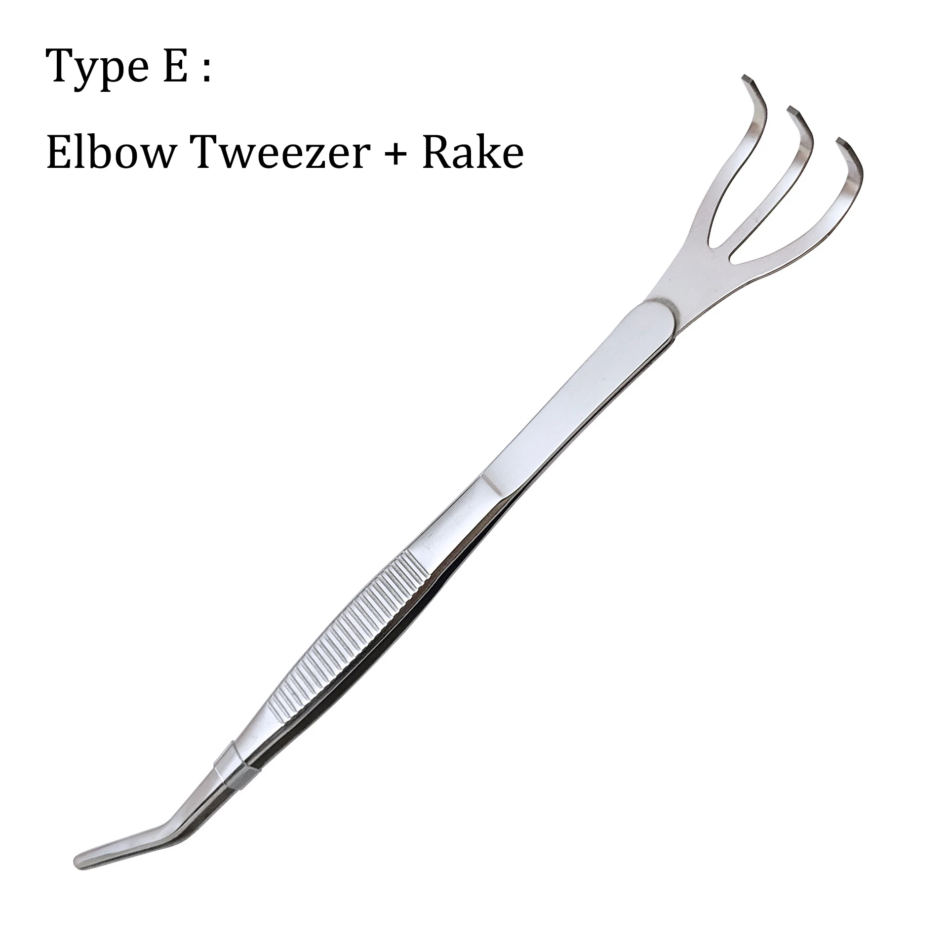 2-in-1 Stainless Steel Bonsai Rake and Tweezers 9 2-in-1 Stainless Steel Bonsai Rake and Tweezers - Image 9