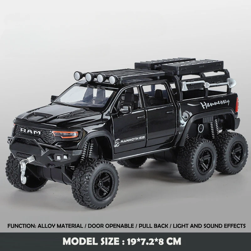 1/32 Scale Dodge Ram 1500 TRX Off-Road Model Toy 9 1/32 Scale Dodge Ram 1500 TRX Off-Road Model Toy - Image 9