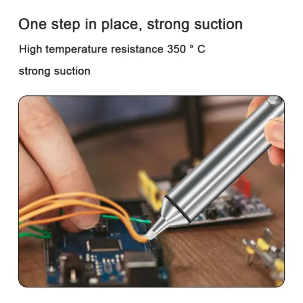 Aluminum Desoldering Pump with Silicone Hoses - Image 6